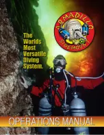 ADM Armadillo Sidemount Operation Manual предпросмотр