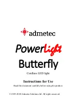 Предварительный просмотр 1 страницы ADMETEC Powerlight Butterfly Instructions For Use Manual