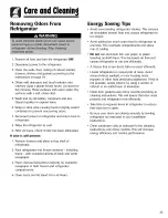 Preview for 21 page of Admiral 12842125 Use & Care Manual