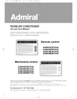 Admiral AAW-05CM1FHU Use And Care Manual preview