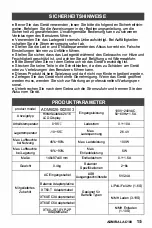 Предварительный просмотр 15 страницы Admiral ADM6026-002 Instruction Manual