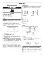 Preview for 13 page of Admiral AED4675YQ1 Installation Instructions Manual