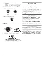 Preview for 6 page of Admiral ATW4475VQ1 User Instructions