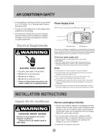 Preview for 4 page of Admiral AW-06CM1FD Use And Care Manual