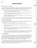 Preview for 6 page of Admiral C322C17 Service Manual