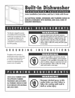 Preview for 2 page of Admiral DWD1500AWB Installation Instructions Manual