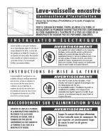 Preview for 4 page of Admiral DWD1500AWB Installation Instructions Manual