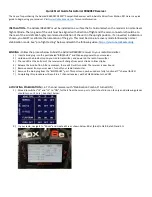 Admiral RX600SP Quick Start Manual preview