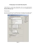 Предварительный просмотр 1 страницы Adobe 1400 DIGITAL PHOTO PRINTER - PRINTING IMAGES FROM PHOTOSHOP CS2 Manual
