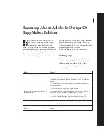 Preview for 5 page of Adobe 17510676 - InDesign CS PageMaker Edition User Manual