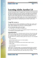 Предварительный просмотр 9 страницы Adobe 22001438 - Acrobat - PC Using Manual