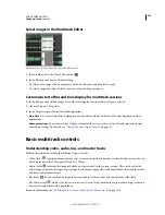 Preview for 111 page of Adobe 22011292 - Audition - PC Using Instruction