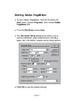 Adobe 27530402 - PageMaker - PC Getting Started Manual preview