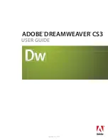 Adobe 38040334 - Dreamweaver CS3 User Manual preview