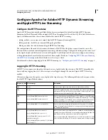 Предварительный просмотр 63 страницы Adobe 65029121 - Flash Media Streaming Server Configuration And Administration Manual