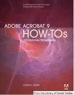 Preview for 1 page of Adobe ACROBAT 9 Extended Manual