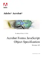 Adobe ACROBAT FORMS JAVASCRIPT OBJECT Specification preview