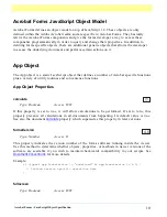 Предварительный просмотр 10 страницы Adobe ACROBAT FORMS JAVASCRIPT OBJECT Specification