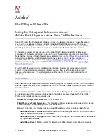 Preview for 1 page of Adobe DEVICE CENTRAL CS4 - READ ME Using