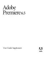 Adobe PREMIER 6.5 USER User Manual предпросмотр