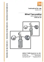 Preview for 1 page of ADOLF THIES 4.3303.22.040 Instructions For Use Manual