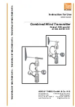 Preview for 1 page of ADOLF THIES CLIMA 4.3324.32.000 Instructions For Use Manual