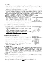 Preview for 4 page of Adonis FX-8100 Instruction Manual