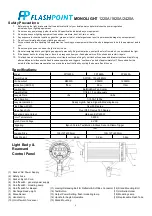 Adorama Flashpoint Monolight FP1220A Quick Start Manual preview