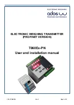 Preview for 1 page of Ados T060E PN Series User And Installation Manual