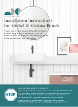 Предварительный просмотр 1 страницы Adp Michel Bench Installation Instructions