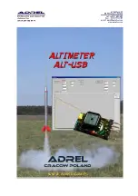 Preview for 1 page of ADREL ALTIMETER ALT-USB Manual