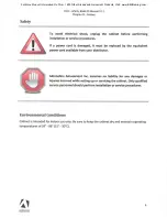 Preview for 5 page of Adrenaline Technologies Touch FX TFX1 Operation And Service Manual