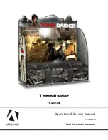 Adrenaline Tomb Raider 65" Operation & Service Manual preview