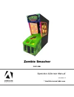 Adrenaline Zombie Smasher Operation & Service Manual preview