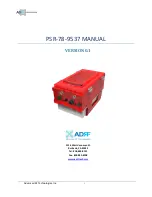 Предварительный просмотр 1 страницы ADRF PSR-78-9537 Manual