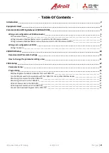 Preview for 2 page of Adroit Mitsubishi Electric IQF Series Setup Manual