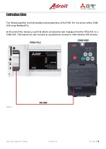 Preview for 3 page of Adroit Mitsubishi Electric IQF Series Setup Manual