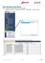 Preview for 20 page of Adroit Mitsubishi Electric IQF Series Setup Manual