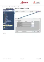 Preview for 28 page of Adroit Mitsubishi Electric IQF Series Setup Manual