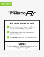 Preview for 3 page of ADS iDataLink Maestro Quick Start Manual