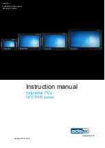 adstec OPC7000 Series Instruction Manual предпросмотр