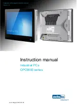 adstec OPC9000 Series Instruction Manual предпросмотр