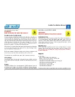 Preview for 8 page of adt-audio TOOLMIX16 User Manual