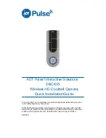 Preview for 1 page of ADT Pulse DBC835 Quick Installation Manual