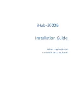 Предварительный просмотр 1 страницы ADT Security Service iHub-3000B Installation Manual