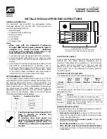 Preview for 1 page of ADT 6150VADT Installation And Operating Instructions