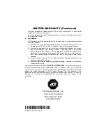 Предварительный просмотр 64 страницы ADT 6271CVADT User Manual