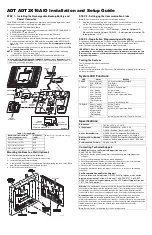 ADT ADT2X16AIO Installation And Setup Manual preview