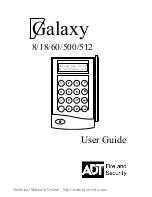 Preview for 1 page of ADT Galaxy 18 User Manual