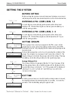 Preview for 8 page of ADT Galaxy 18 User Manual